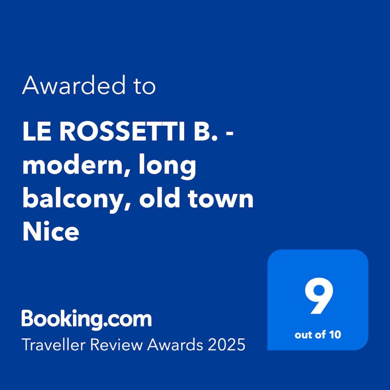 Le Rossetti B. - Modern, Long Balcony, Old Town Nice Exteriér fotografie